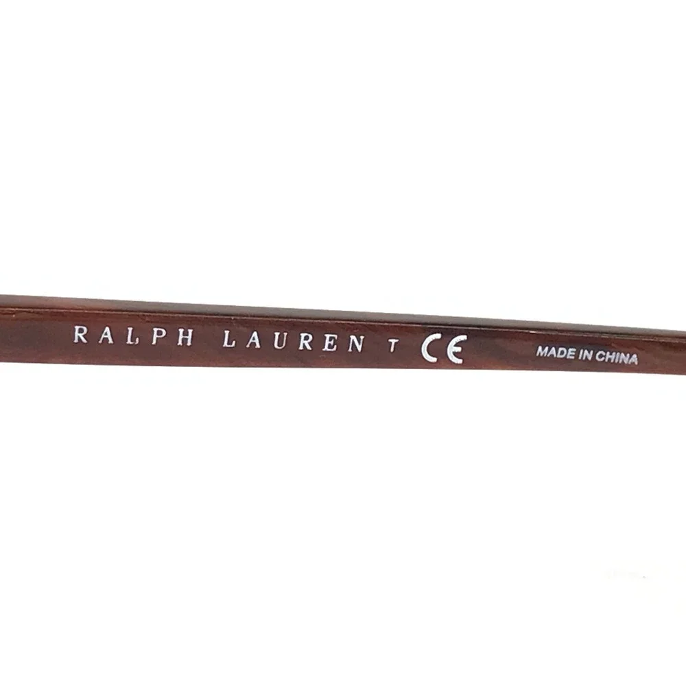 Ralph Lauren Eyeglasses Frames RL5100 9003 Black Brown Horn Square 53-18-145